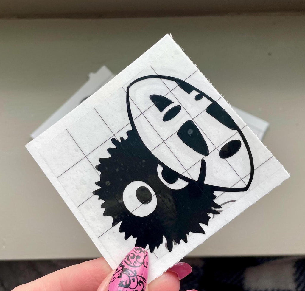 Soot Sprite Vinyl Decal: Spirited Away No Face Mask