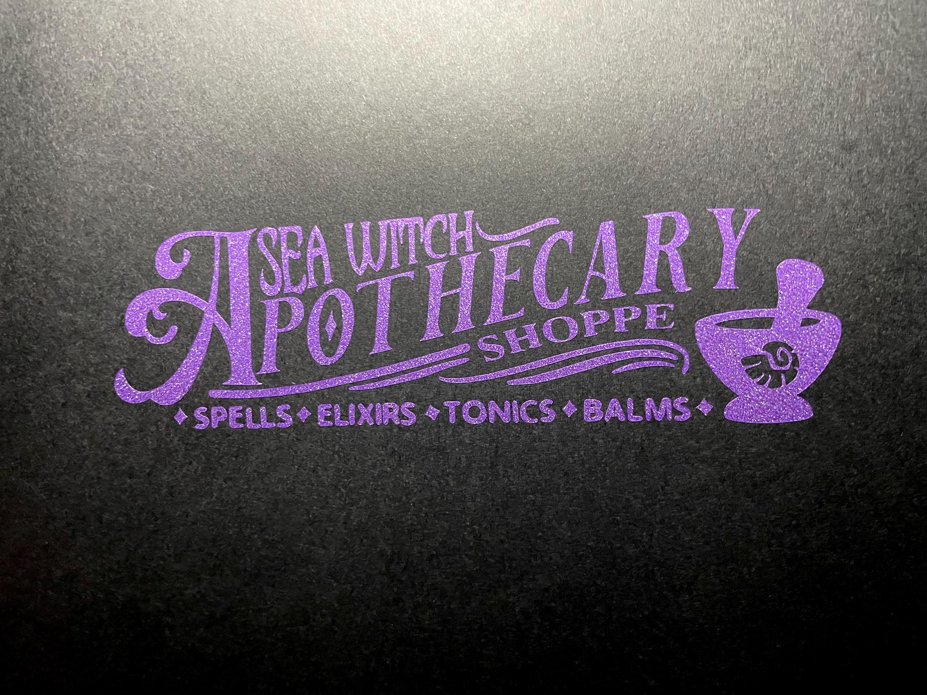 Ursula Themed Vinyl Decal - Sea Witch Apothecary - Little Mermaid Inspired car sticker, bumper stickers