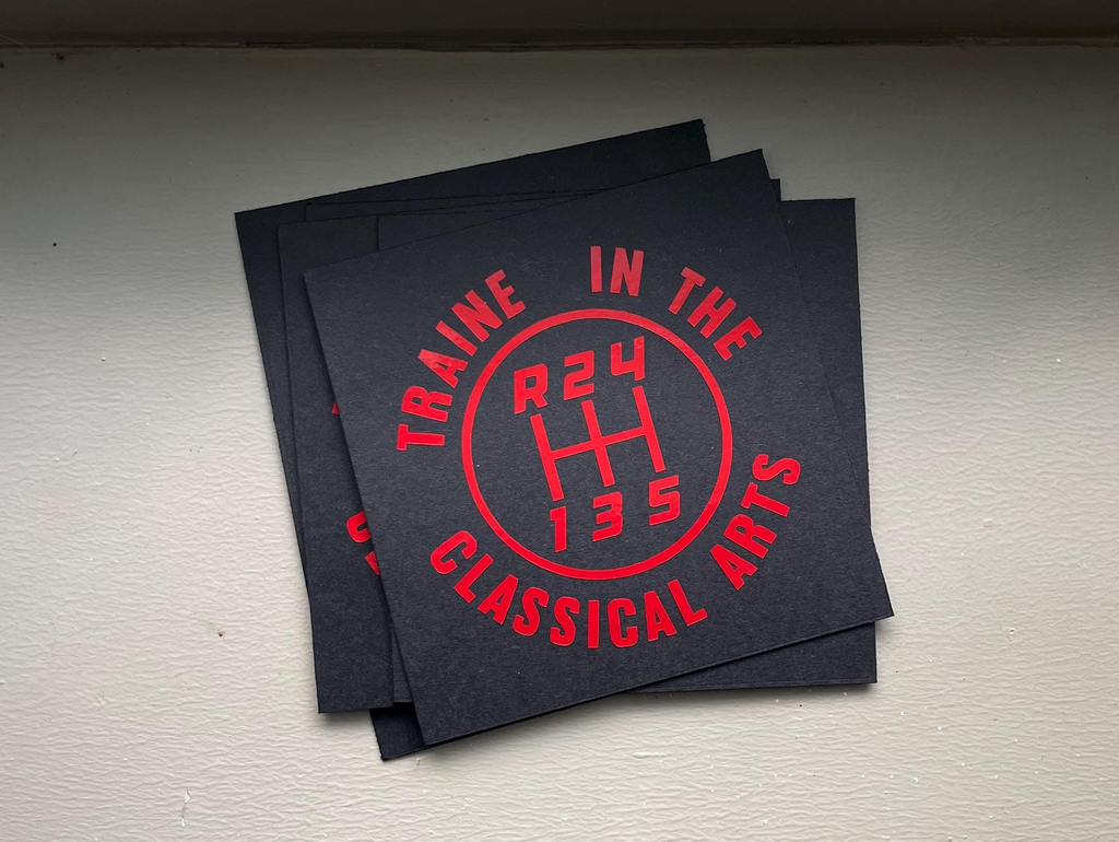 12 Patterns Manual Transmission Vinyl Decal: Mechanic Humor Car Sticker Save The Manuals 5RUL
