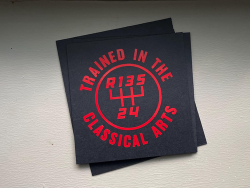 12 Patterns Manual Transmission Vinyl Decal: Mechanic Humor Car Sticker Save The Manuals 5UR-RUL