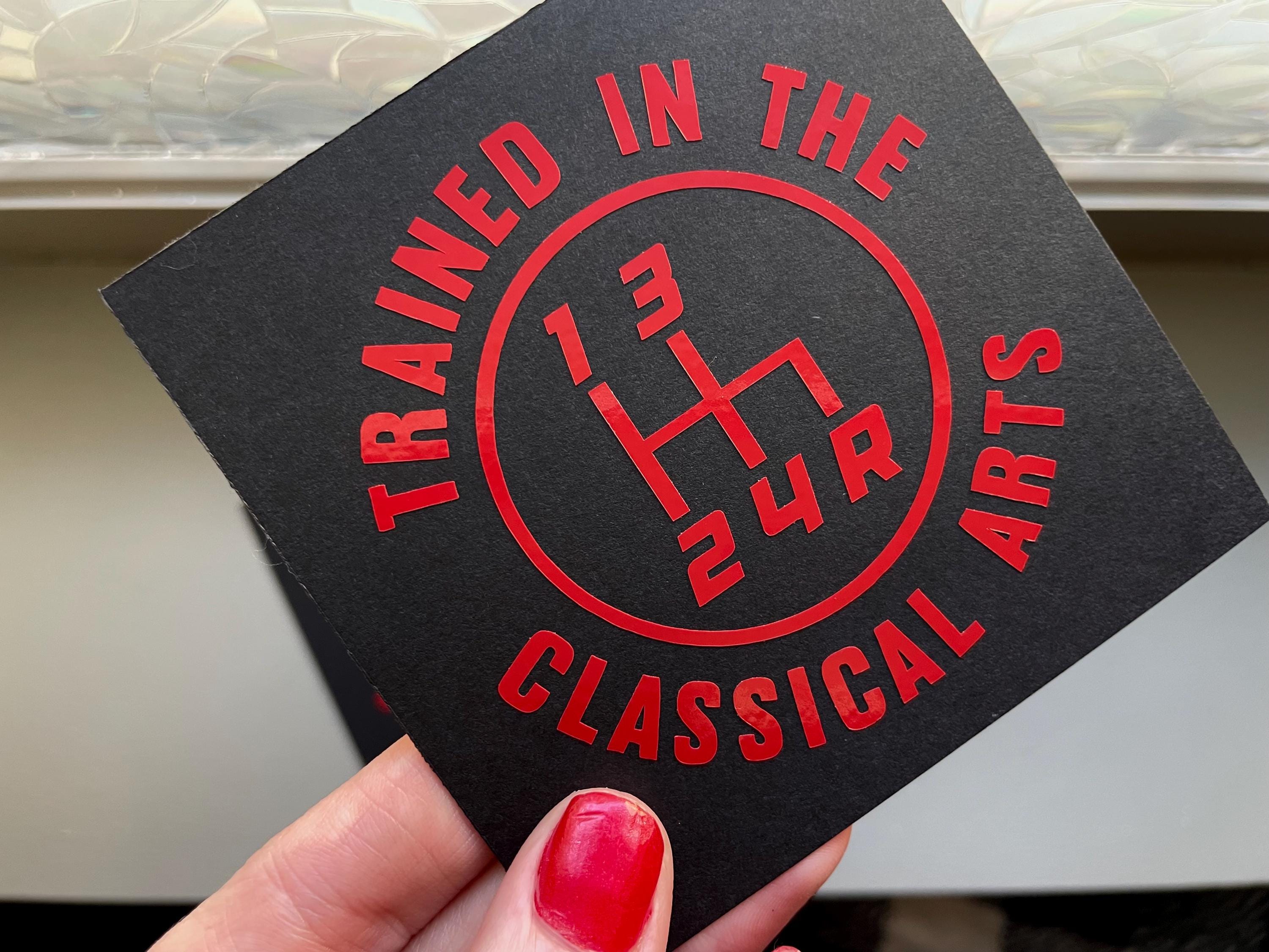 12 Patterns Manual Transmission Vinyl Decal: Mechanic Humor Car Sticker Save The Manuals 4RDR