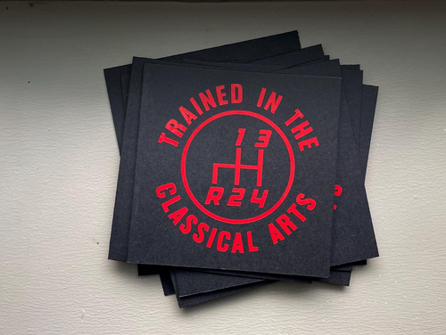 12 Patterns Manual Transmission Vinyl Decal: Mechanic Humor Car Sticker Save The Manuals 4RDL