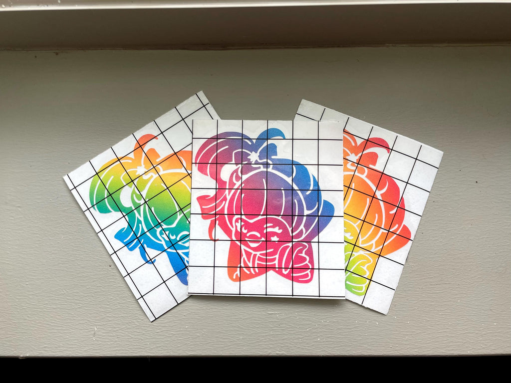 Rainbow Brite Vinyl Sticker: Glitter Car Decal - Rainbow Land
