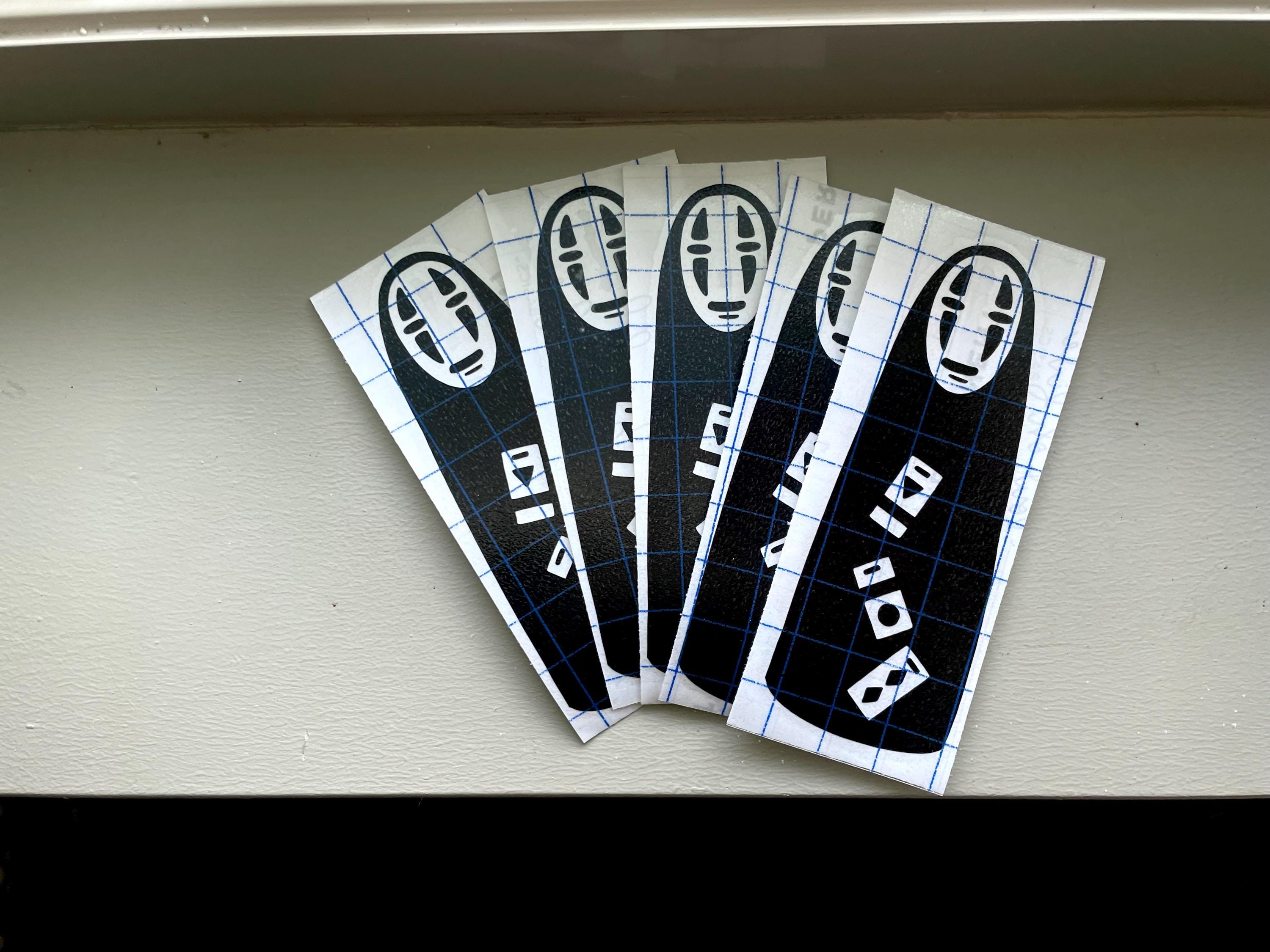 Spirited Away No Face Vinyl Decal: Bath Token Ghibli Gift