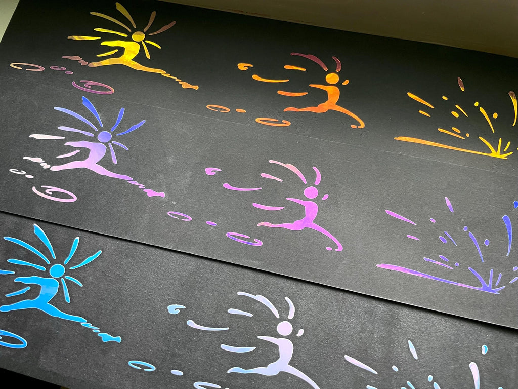 Howl's Moving Castle Vinyl Decal: Water running Star Children - 3pc set