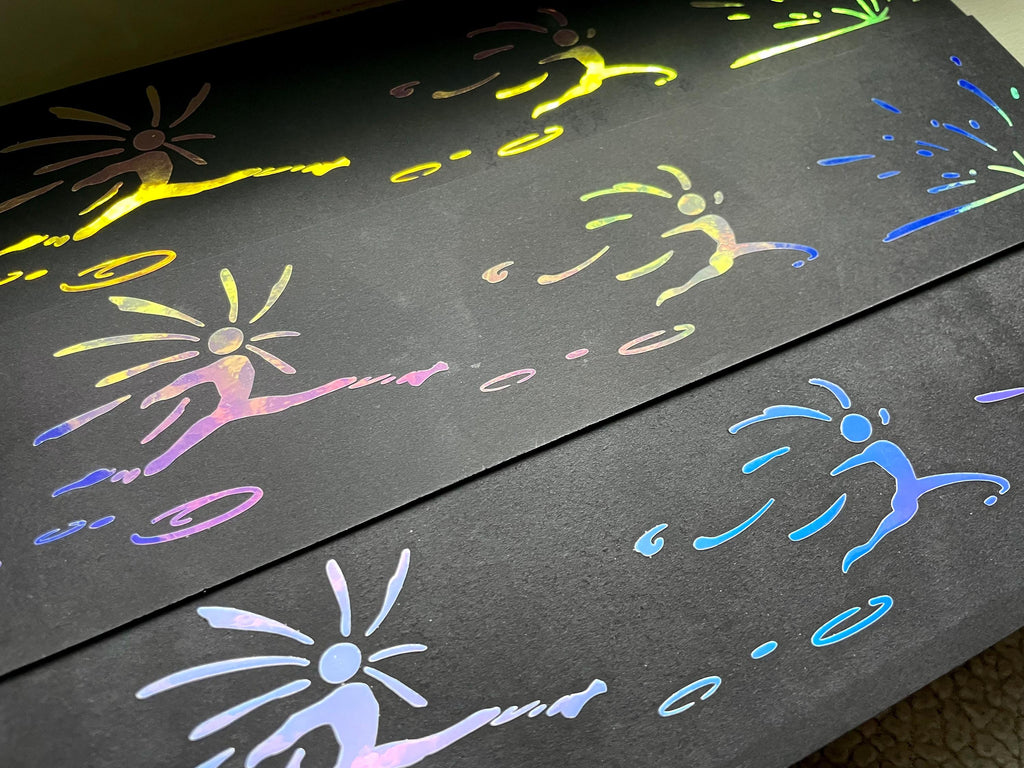 Howl's Moving Castle Vinyl Decal: Water running Star Children - 3pc set