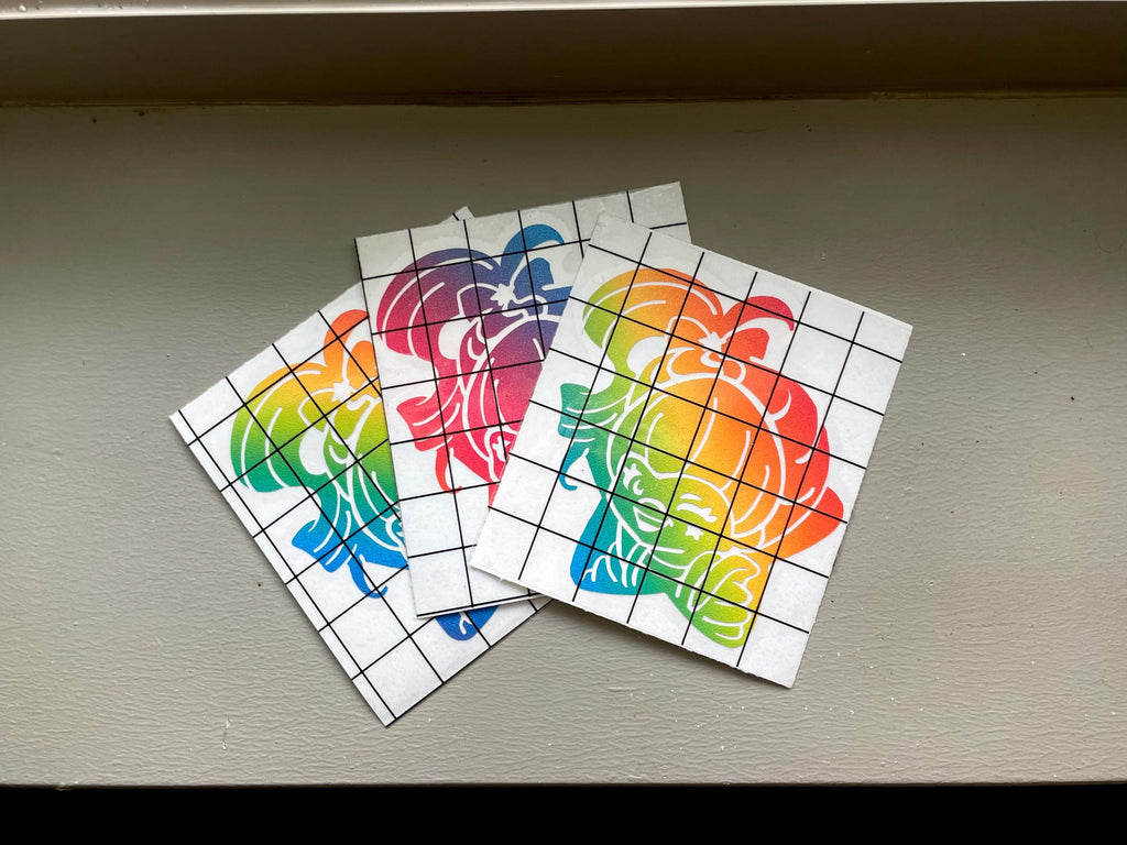 Rainbow Brite Vinyl Sticker: Glitter Car Decal - Rainbow Land