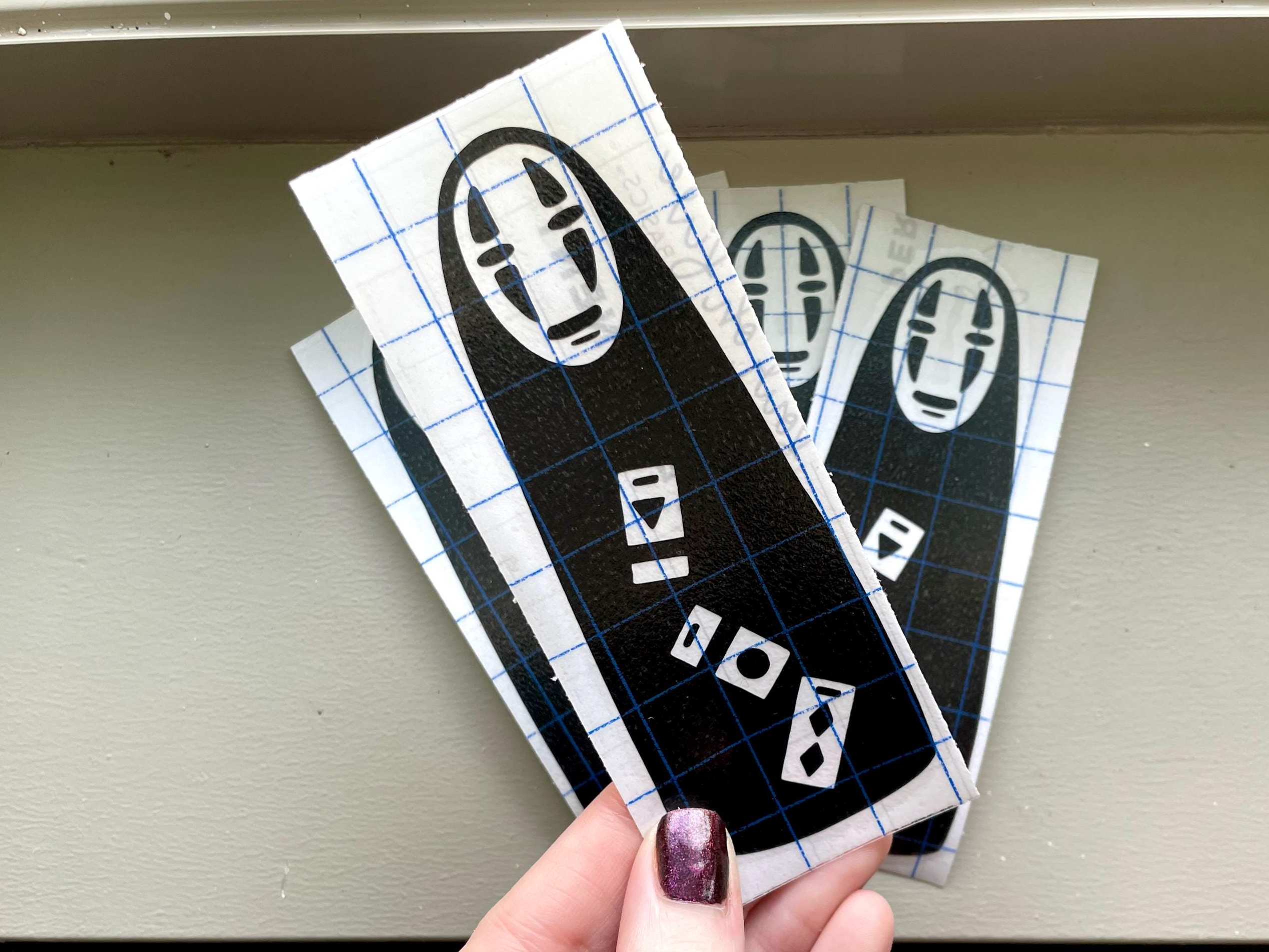 Spirited Away No Face Vinyl Decal: Bath Token Ghibli Gift