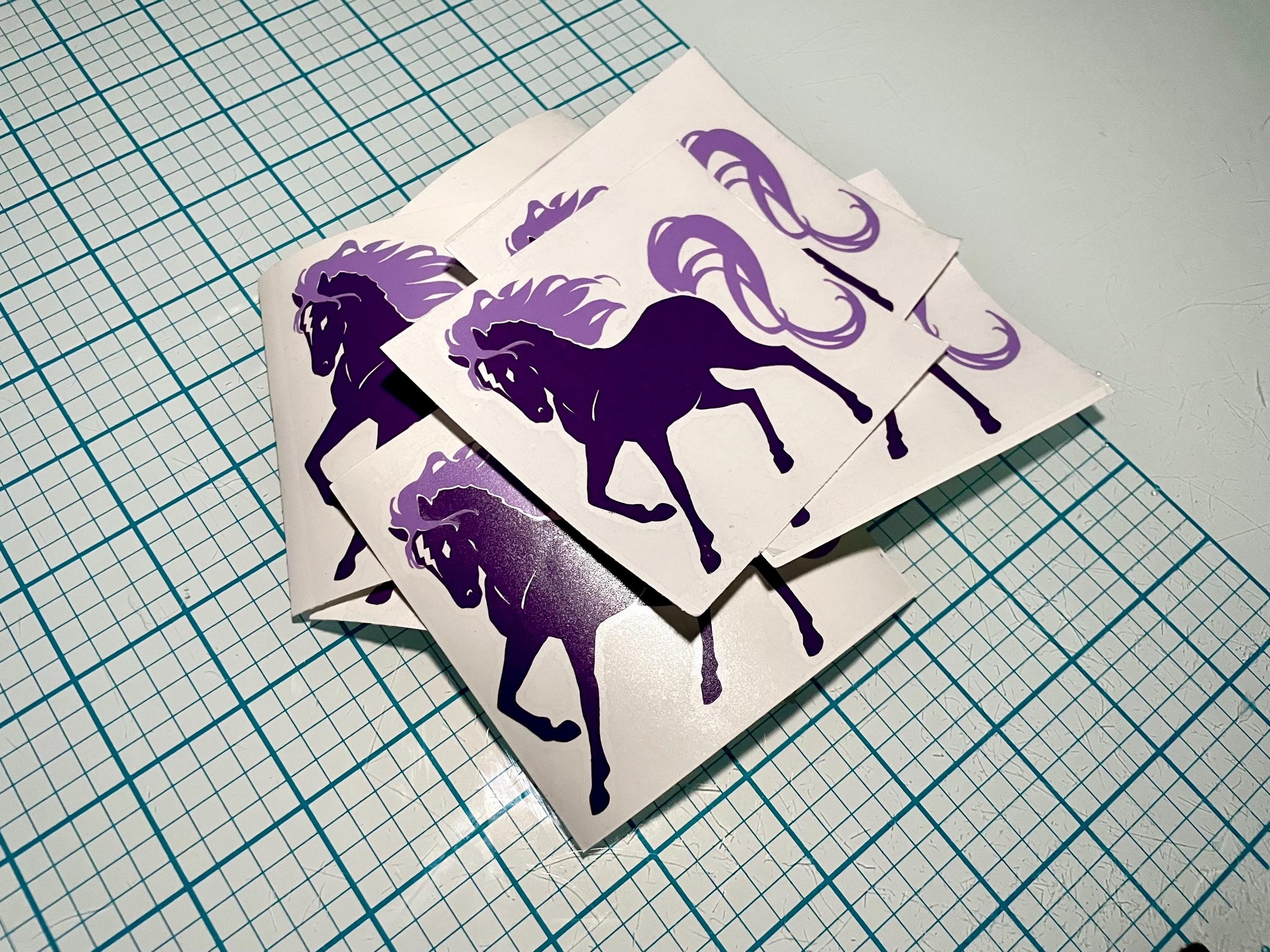 Sky Dancer Rainbow Brite Vinyl Sticker:  Laptop, window, water bottle, stationary, decal