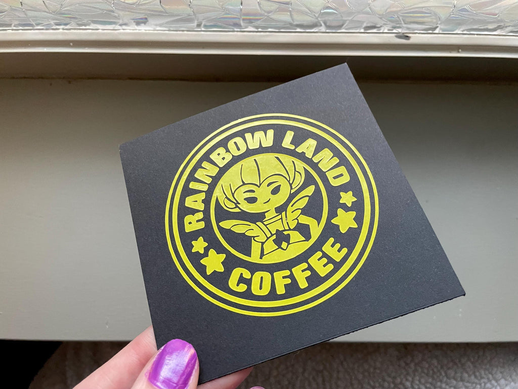 Canary Yellow Rainbow Brite Vinyl Decal - Laptop, Car, Water Bottle