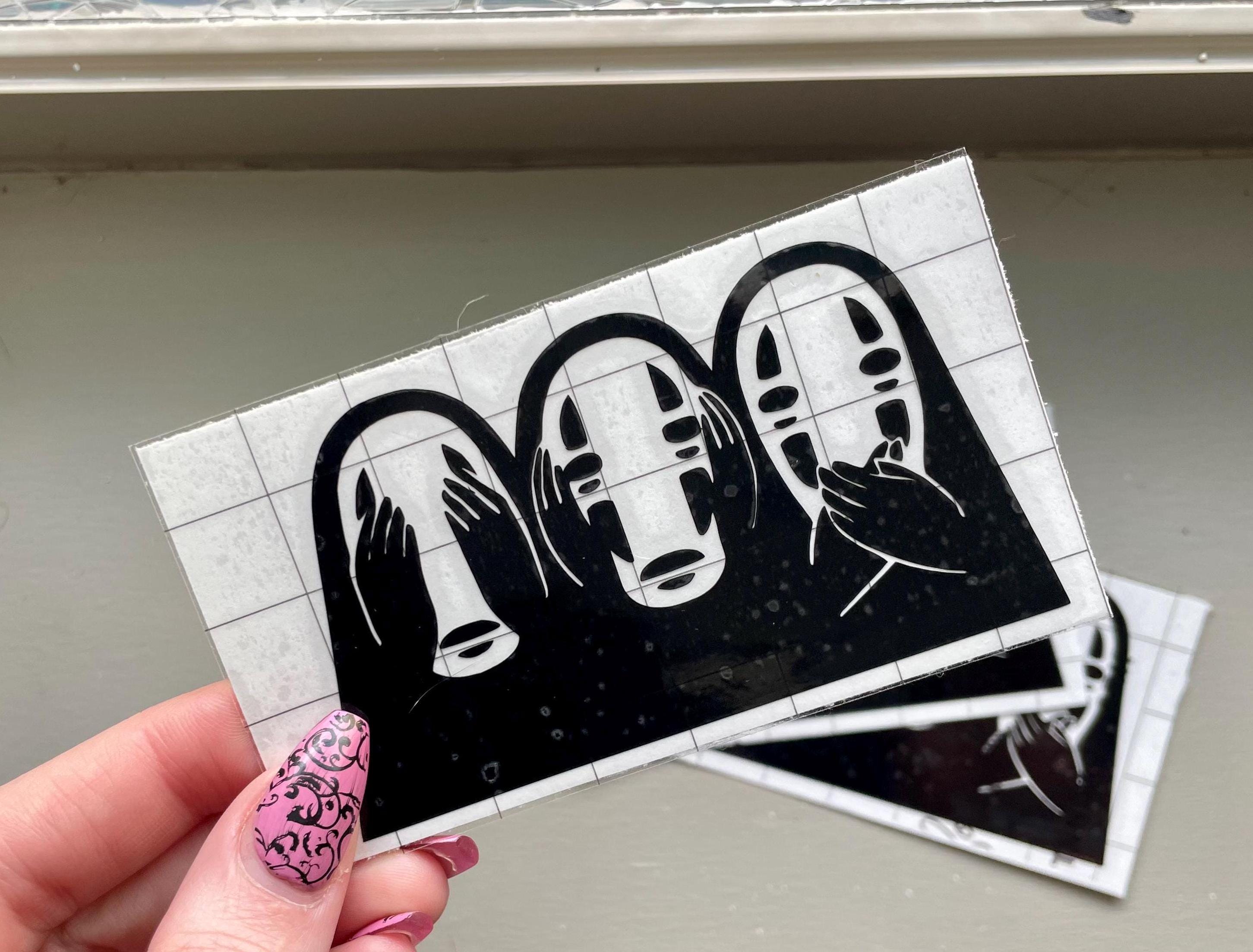 Spirited Away No Face Vinyl Decal: See No Evil Cheebee
