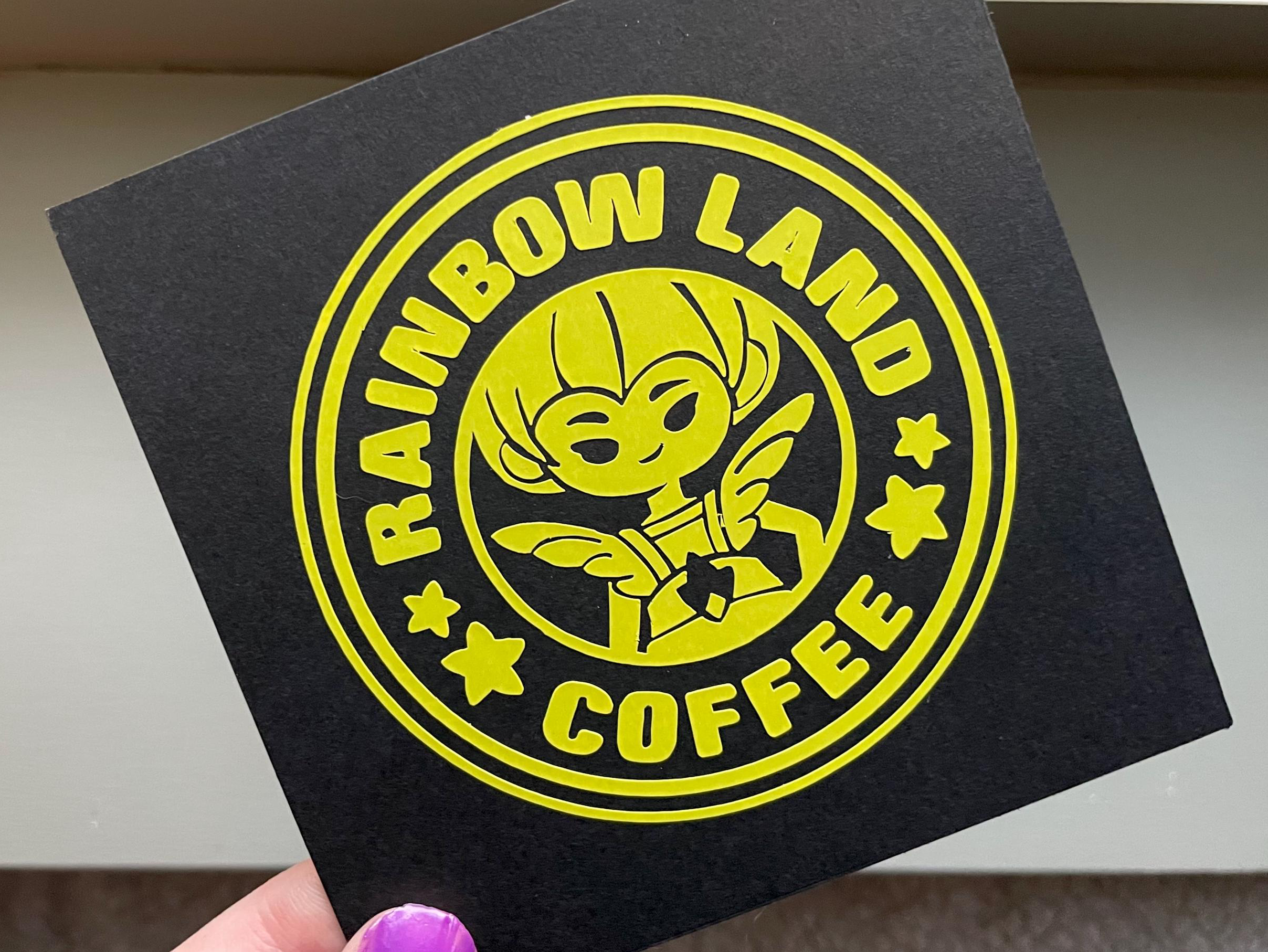 Canary Yellow Rainbow Brite Vinyl Decal - Laptop, Car, Water Bottle
