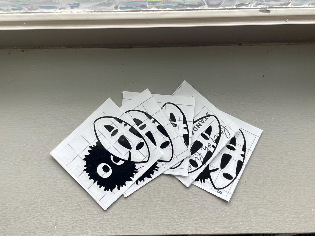Soot Sprite Vinyl Decal: Spirited Away No Face Mask