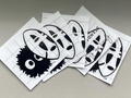 Soot Sprite Vinyl Decal: Spirited Away No Face Mask