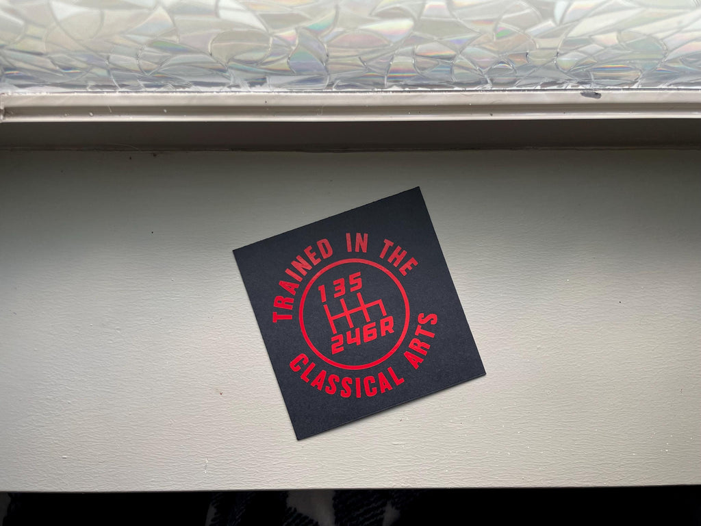12 Patterns Manual Transmission Vinyl Decal: Mechanic Humor Car Sticker Save The Manuals 6RDR