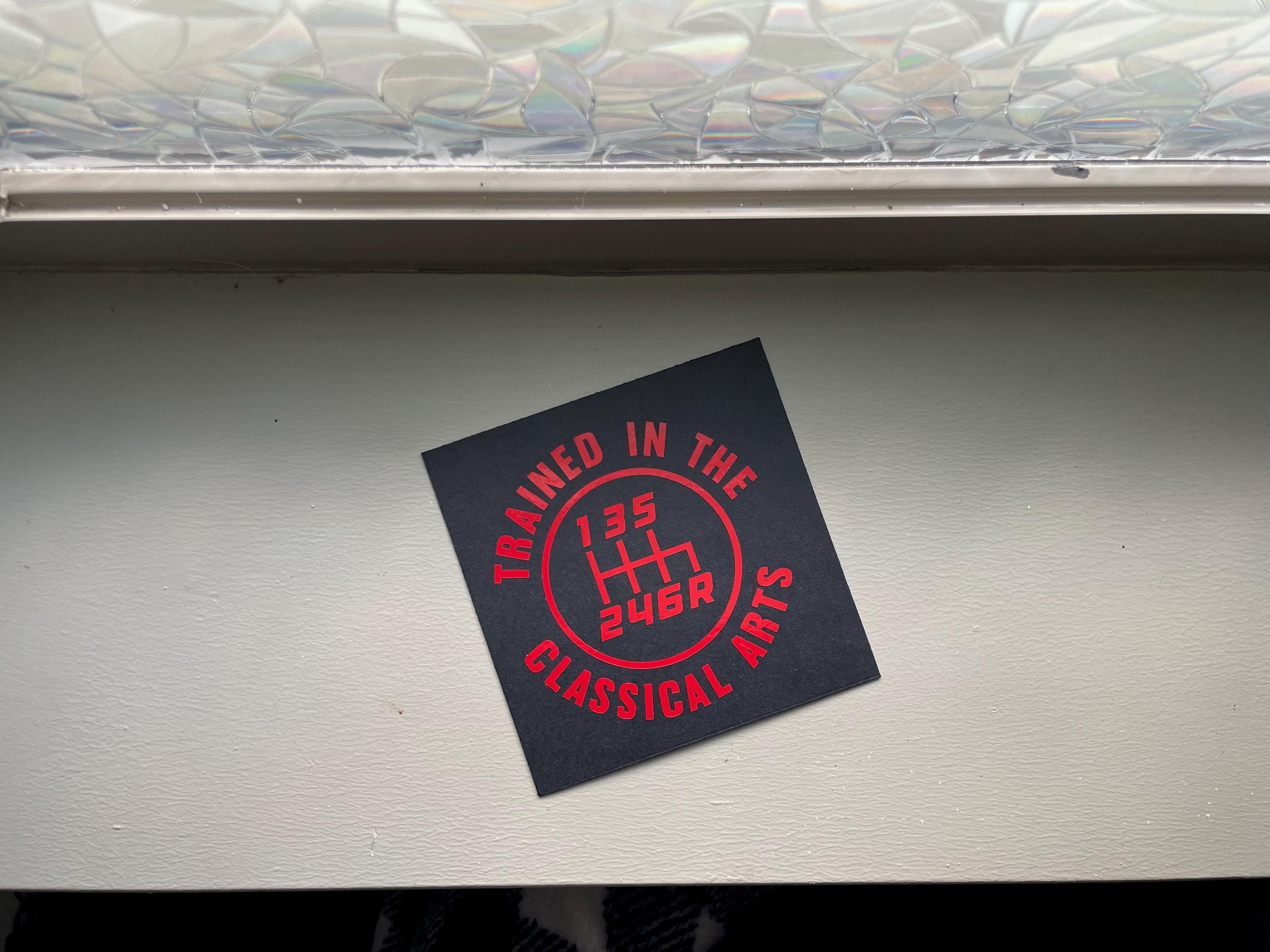 12 Patterns Manual Transmission Vinyl Decal: Mechanic Humor Car Sticker Save The Manuals 6RDR