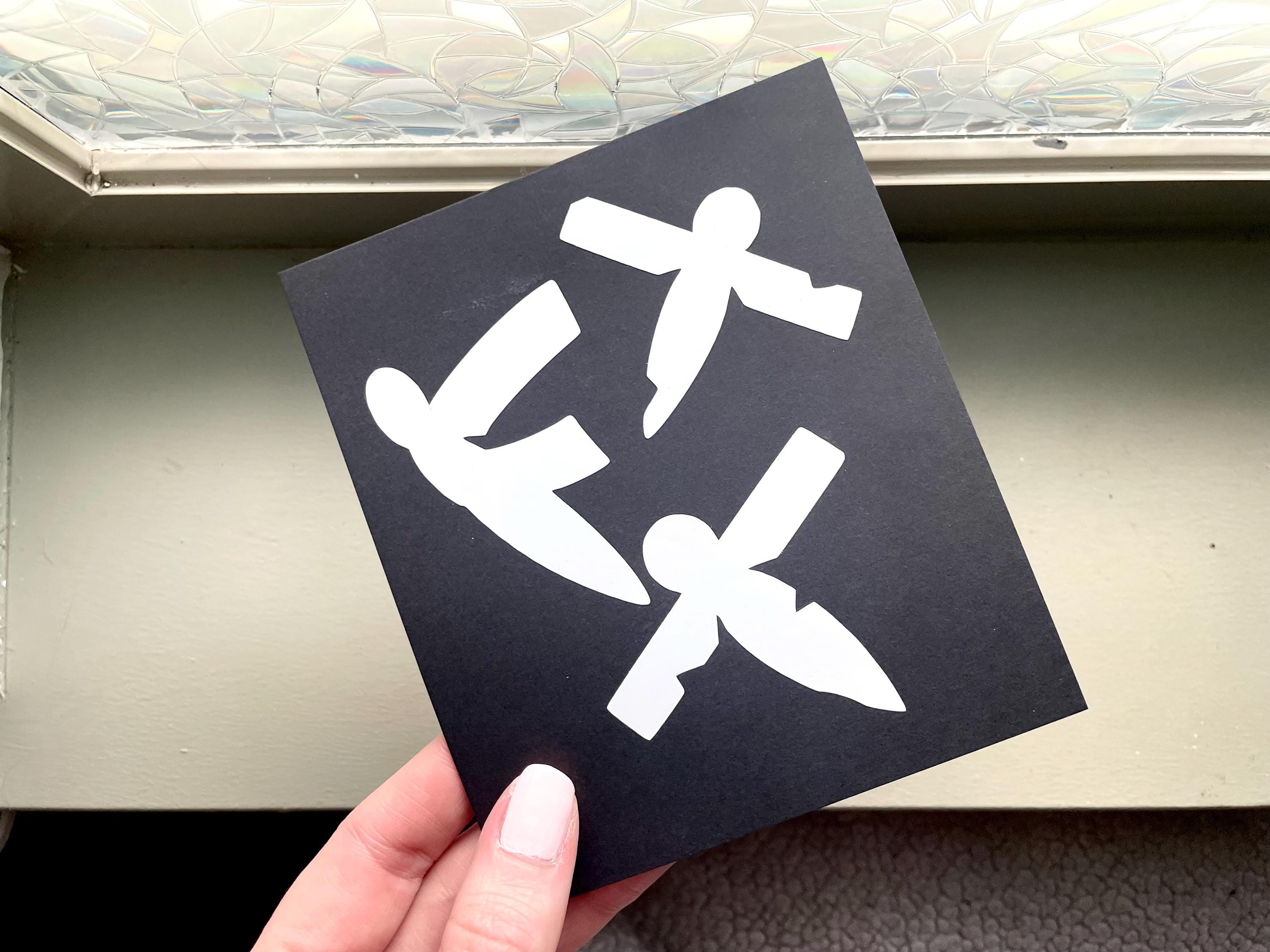 Spirited Away Paper Birds Sticker - Anime Vinyl Decal Shikigami Kami spirits paper curse