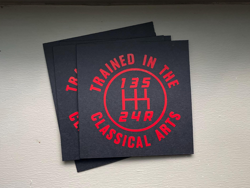 12 Patterns Manual Transmission Vinyl Decal: Mechanic Humor Car Sticker Save The Manuals 5R-DR