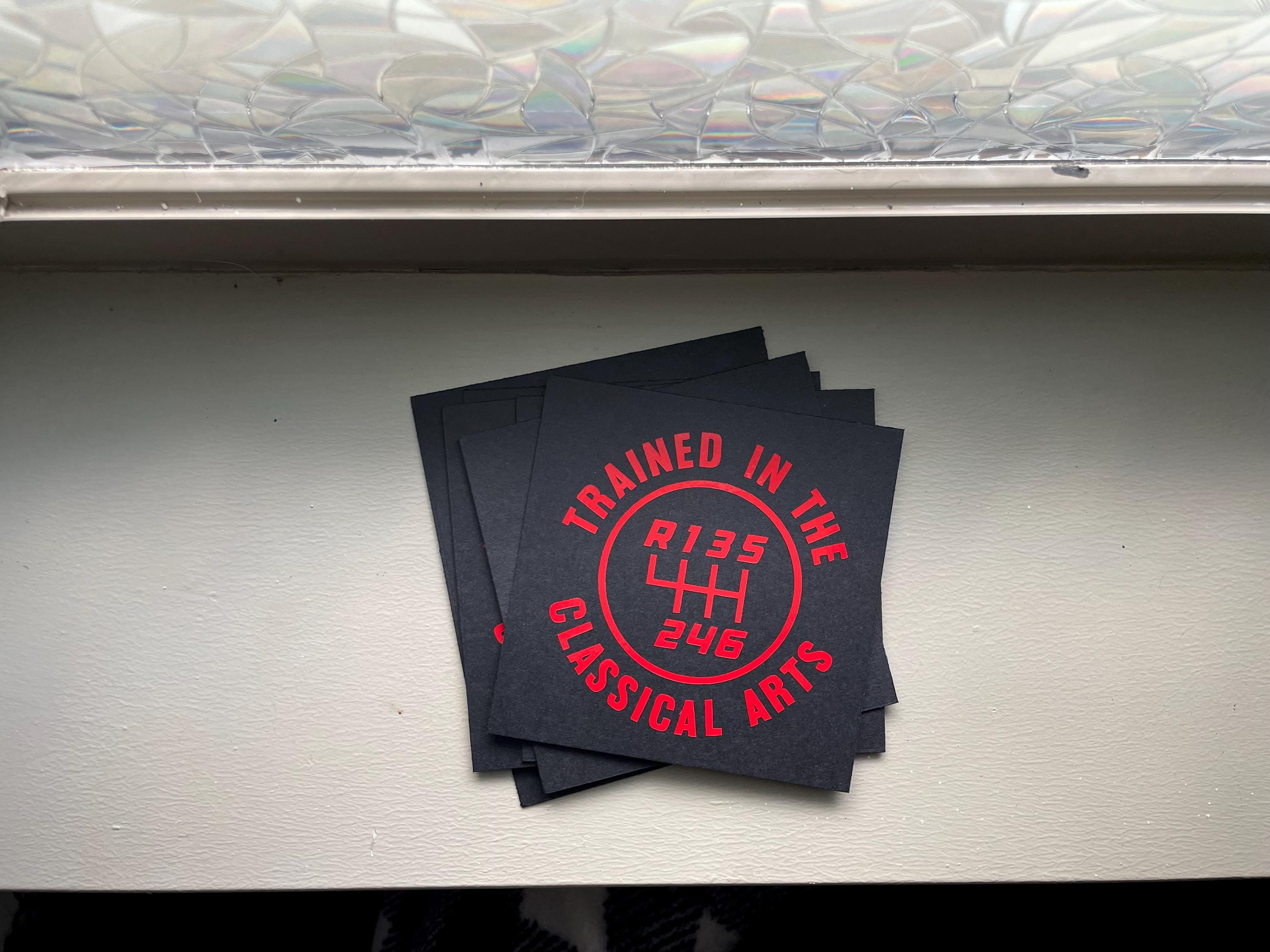 12 Patterns Manual Transmission Vinyl Decal: Mechanic Humor Car Sticker Save The Manuals 6RUL