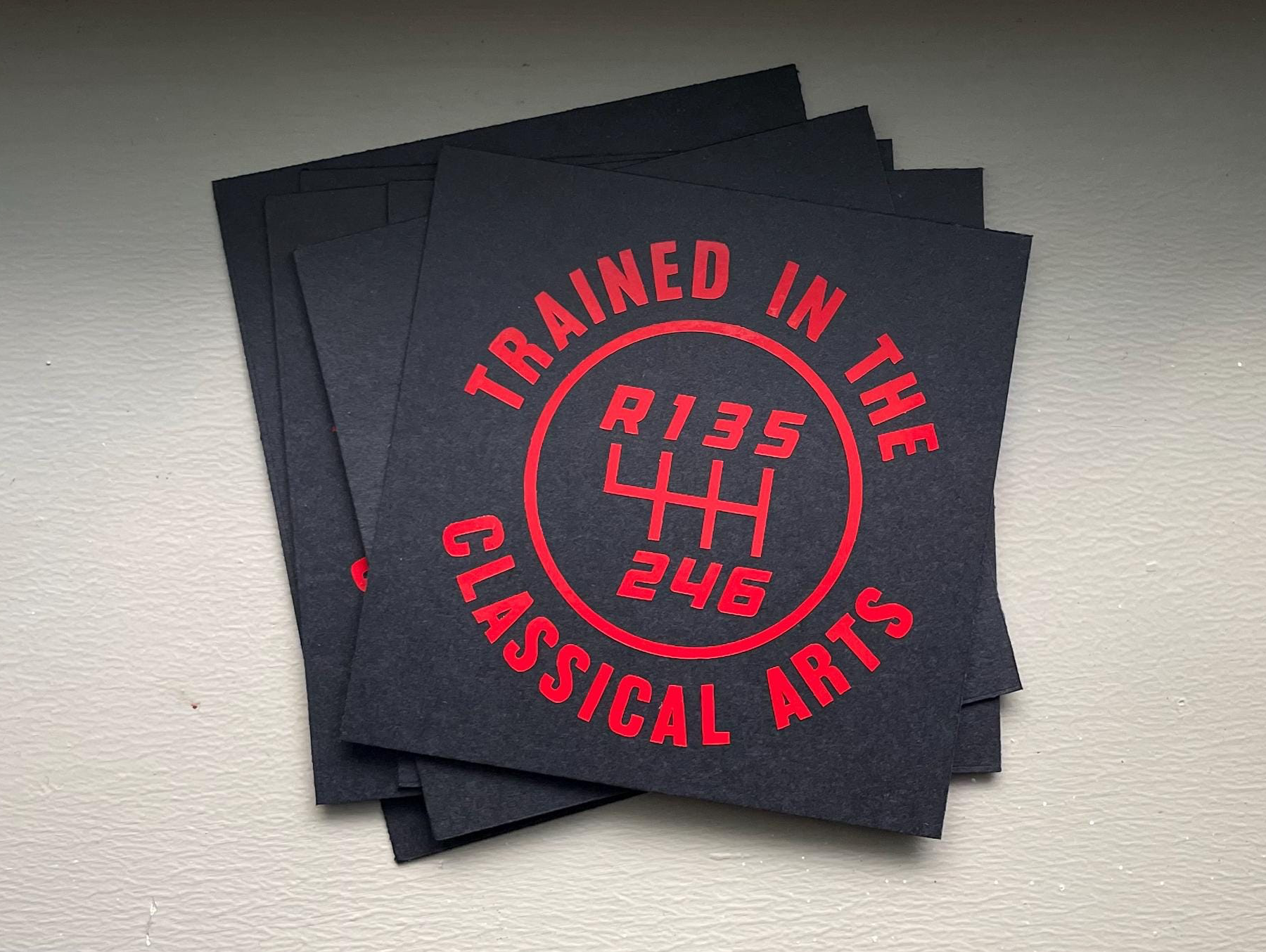 12 Patterns Manual Transmission Vinyl Decal: Mechanic Humor Car Sticker Save The Manuals 6RUL