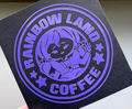 Indigo Rainbow Brite Vinyl Decal: Rainbow Land Coffee Label