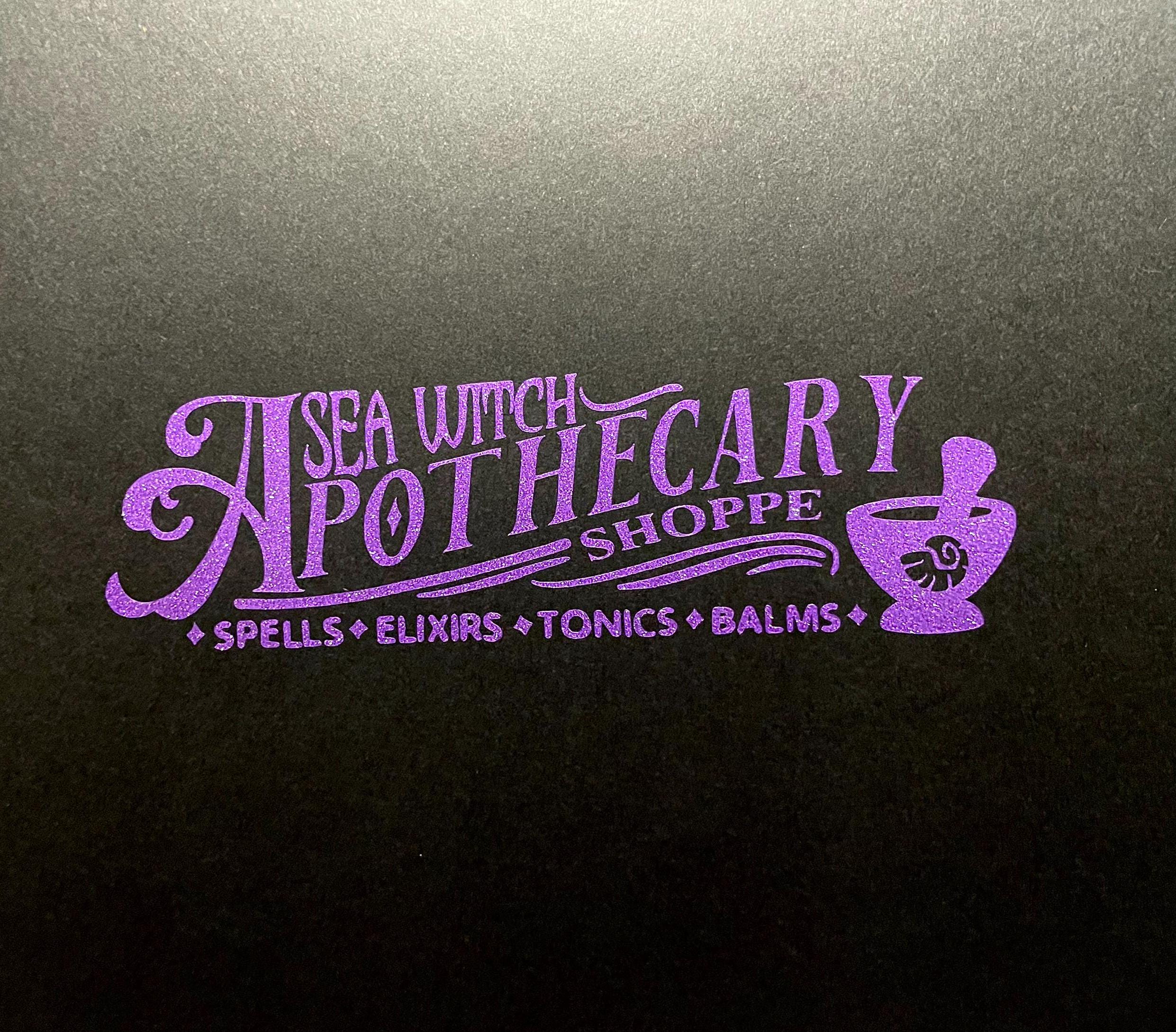 Ursula Themed Vinyl Decal - Sea Witch Apothecary - Little Mermaid Inspired car sticker, bumper stickers