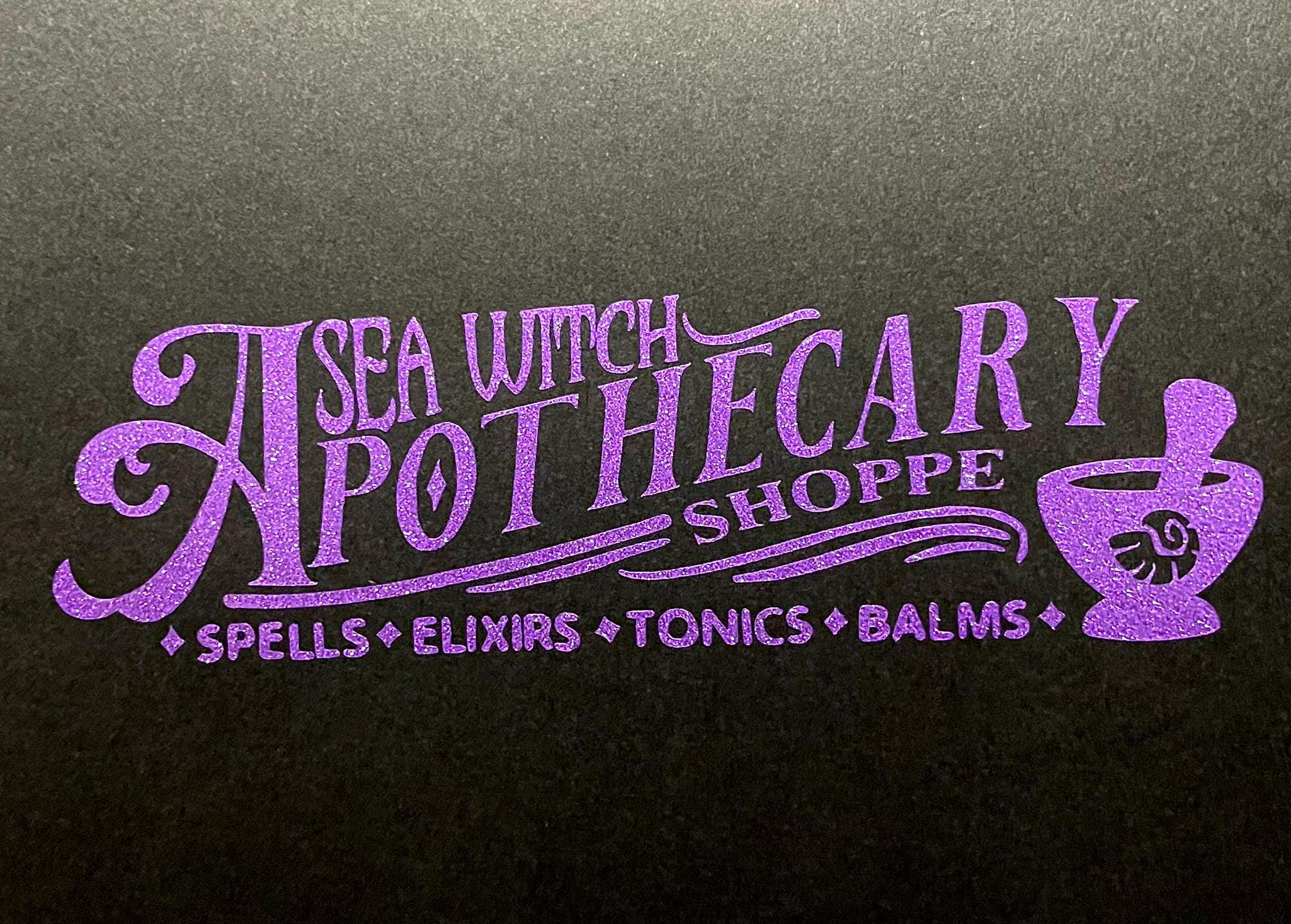Ursula Themed Vinyl Decal - Sea Witch Apothecary - Little Mermaid Inspired car sticker, bumper stickers