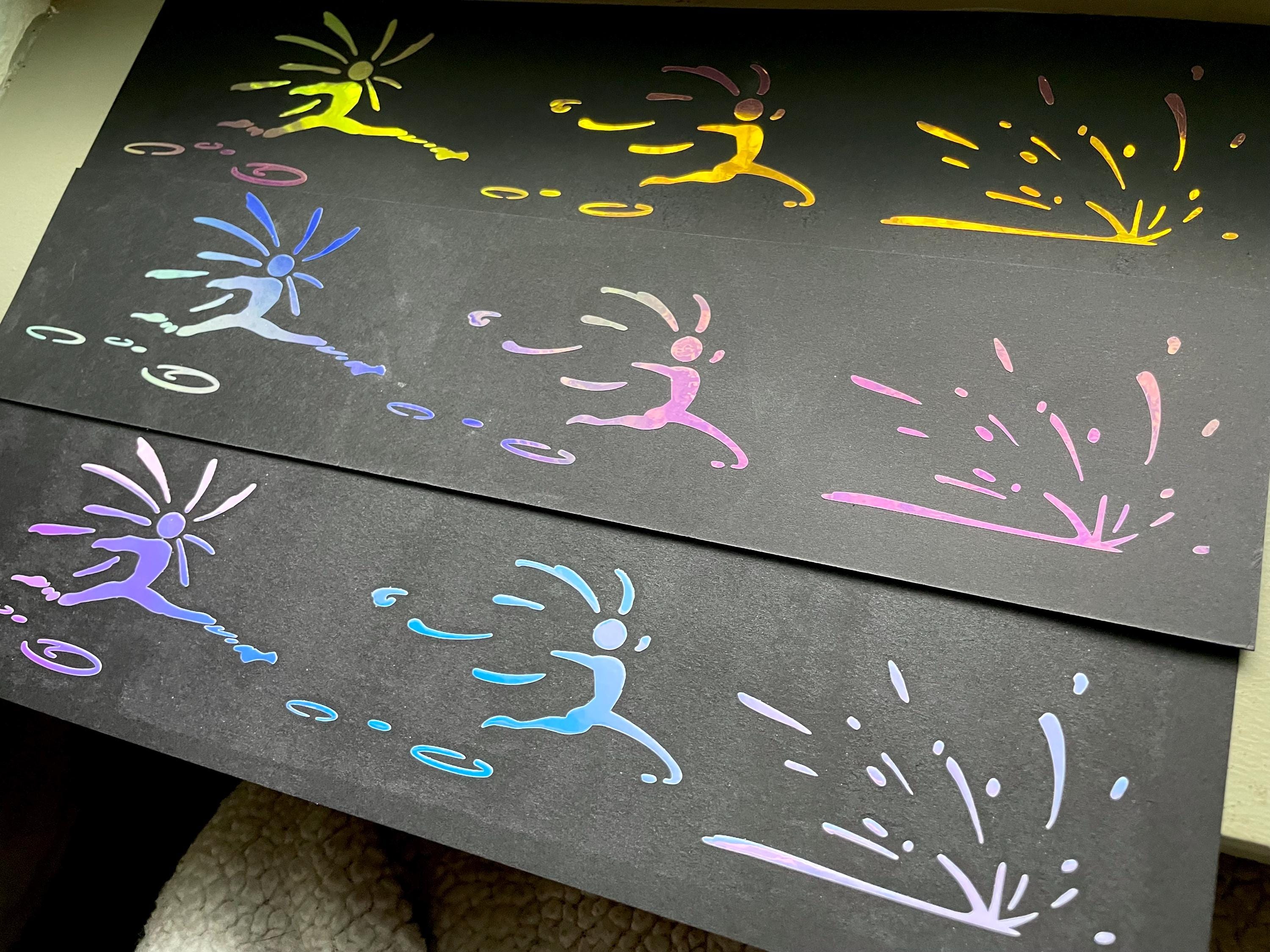 Howl's Moving Castle Vinyl Decal: Water running Star Children - 3pc set