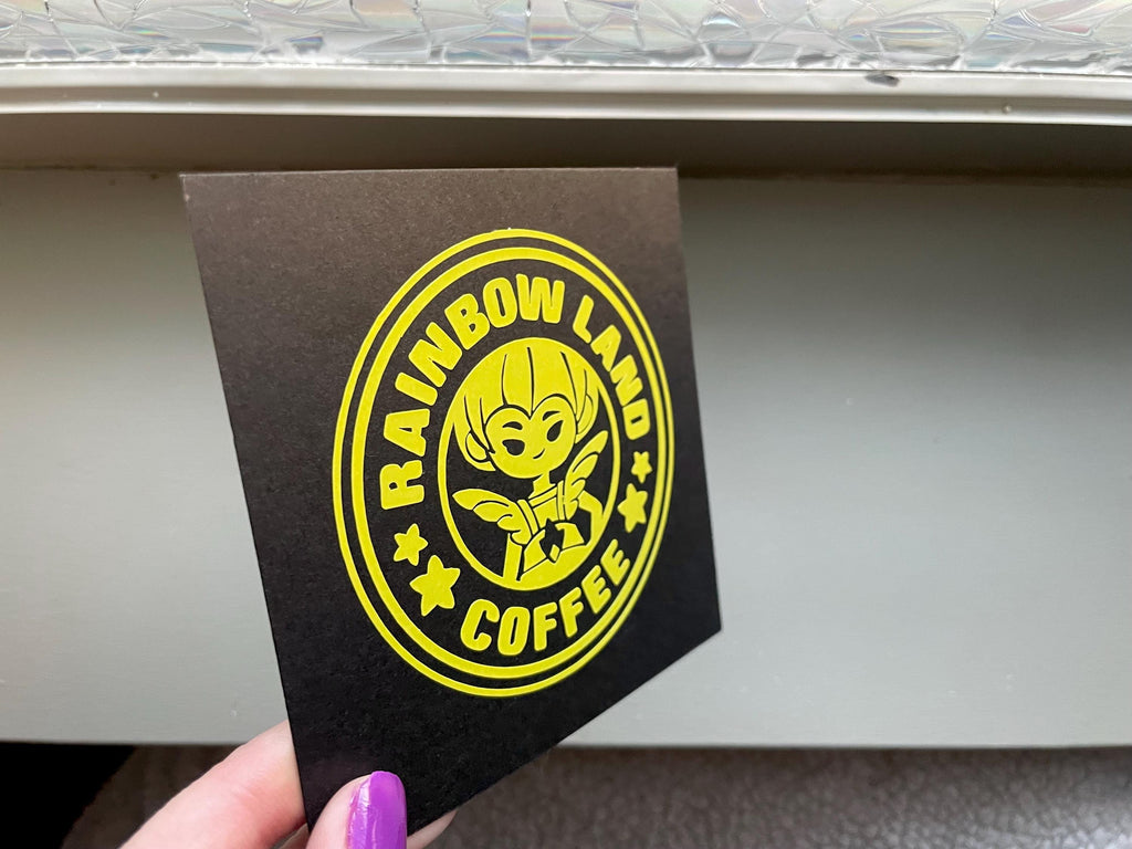 Canary Yellow Rainbow Brite Vinyl Decal - Laptop, Car, Water Bottle