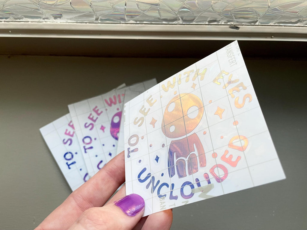 Princess Mononoke Kodama Decal: 'Eyes Unclouded' Laptop Sticker