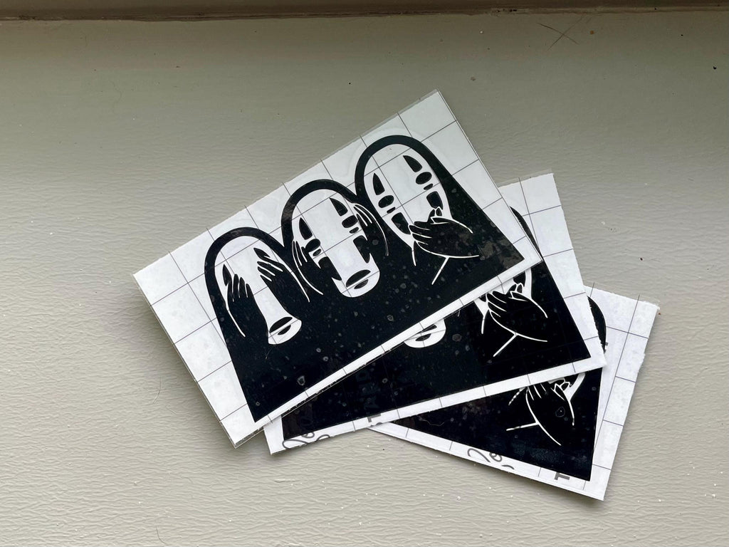 Spirited Away No Face Vinyl Decal: See No Evil Cheebee