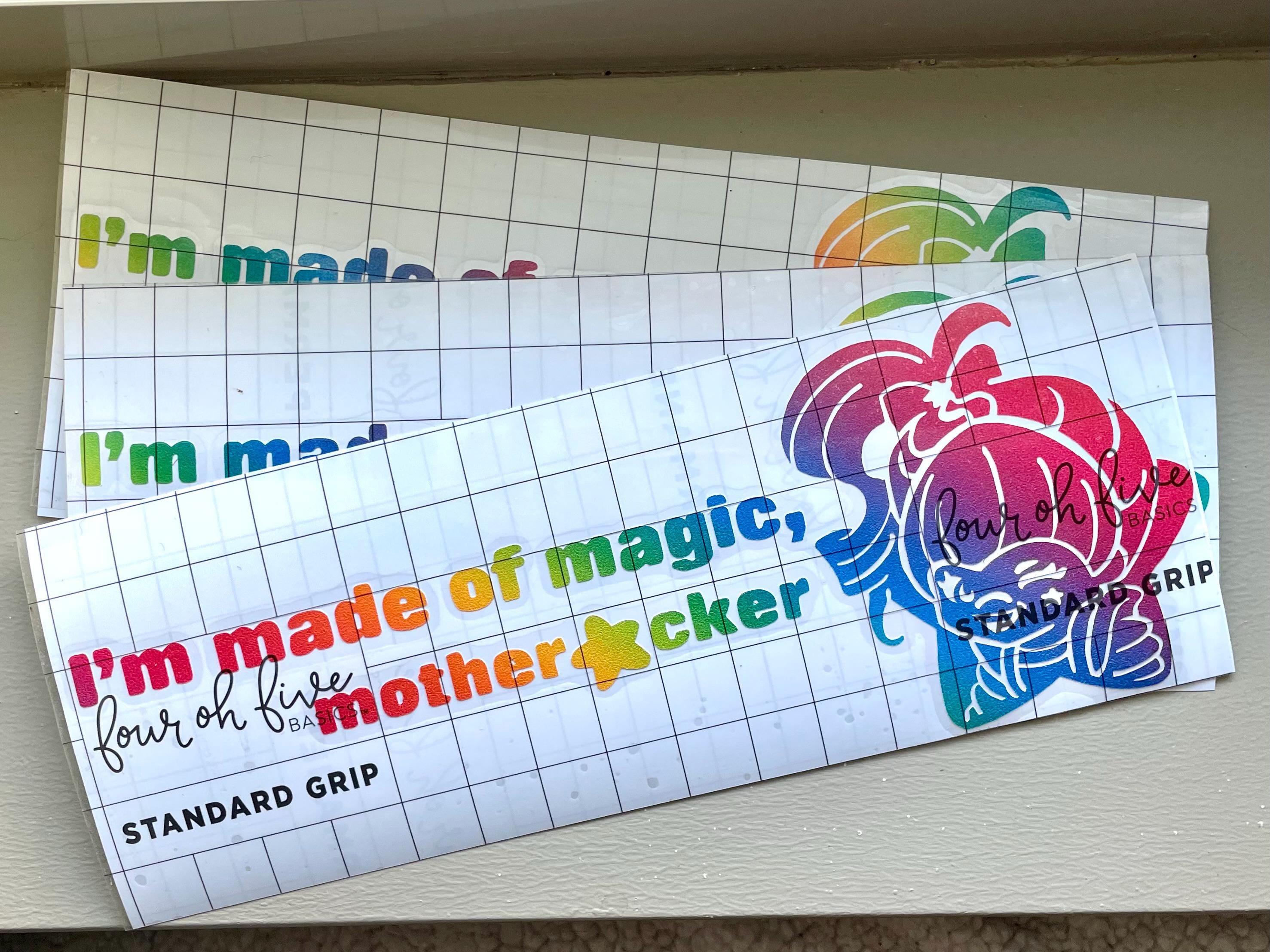 Rainbow Brite Vinyl Decal: I’m made of magic mf Sarcastic Car Humor