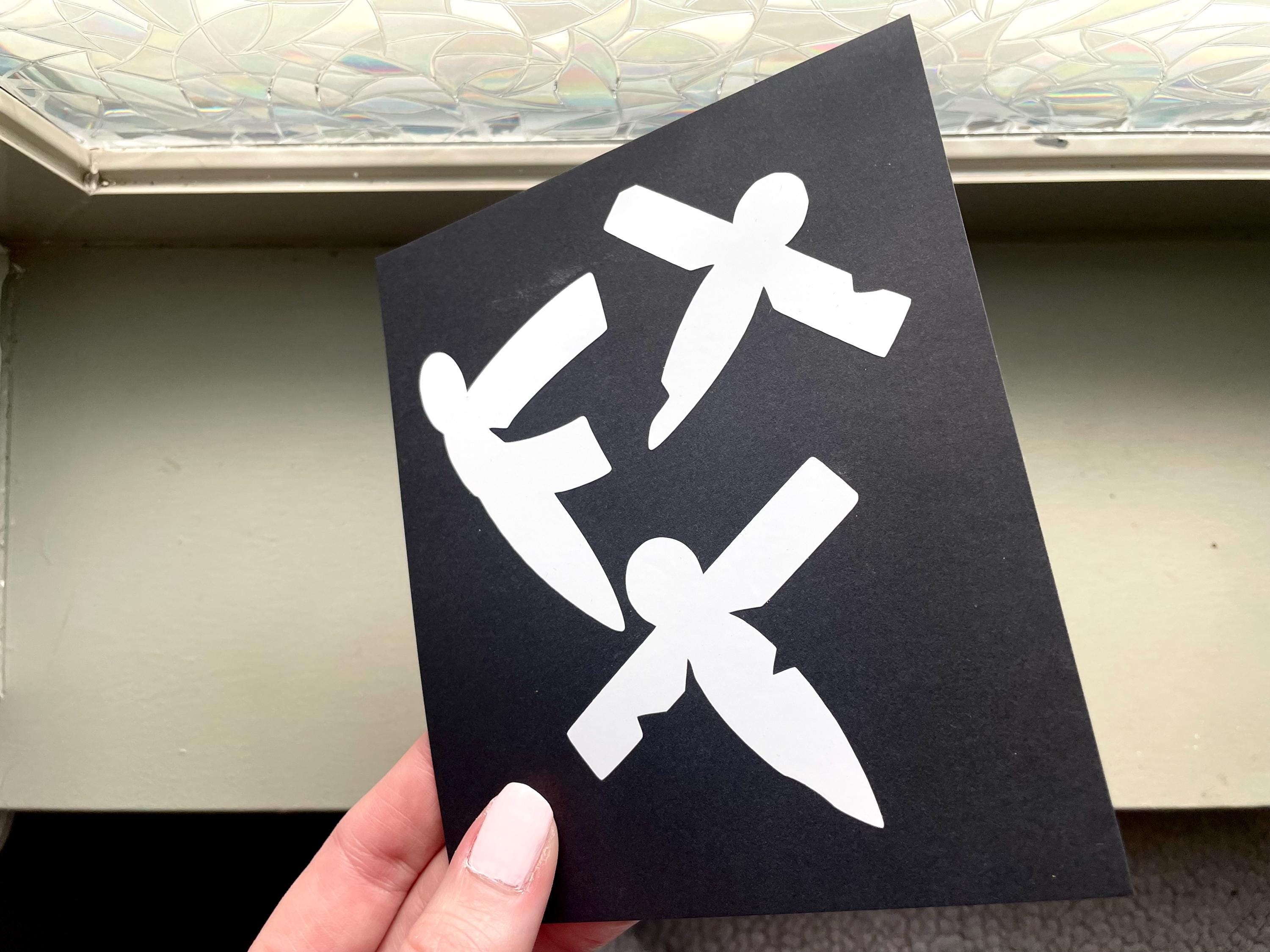 Spirited Away Paper Birds Sticker - Anime Vinyl Decal Shikigami Kami spirits paper curse