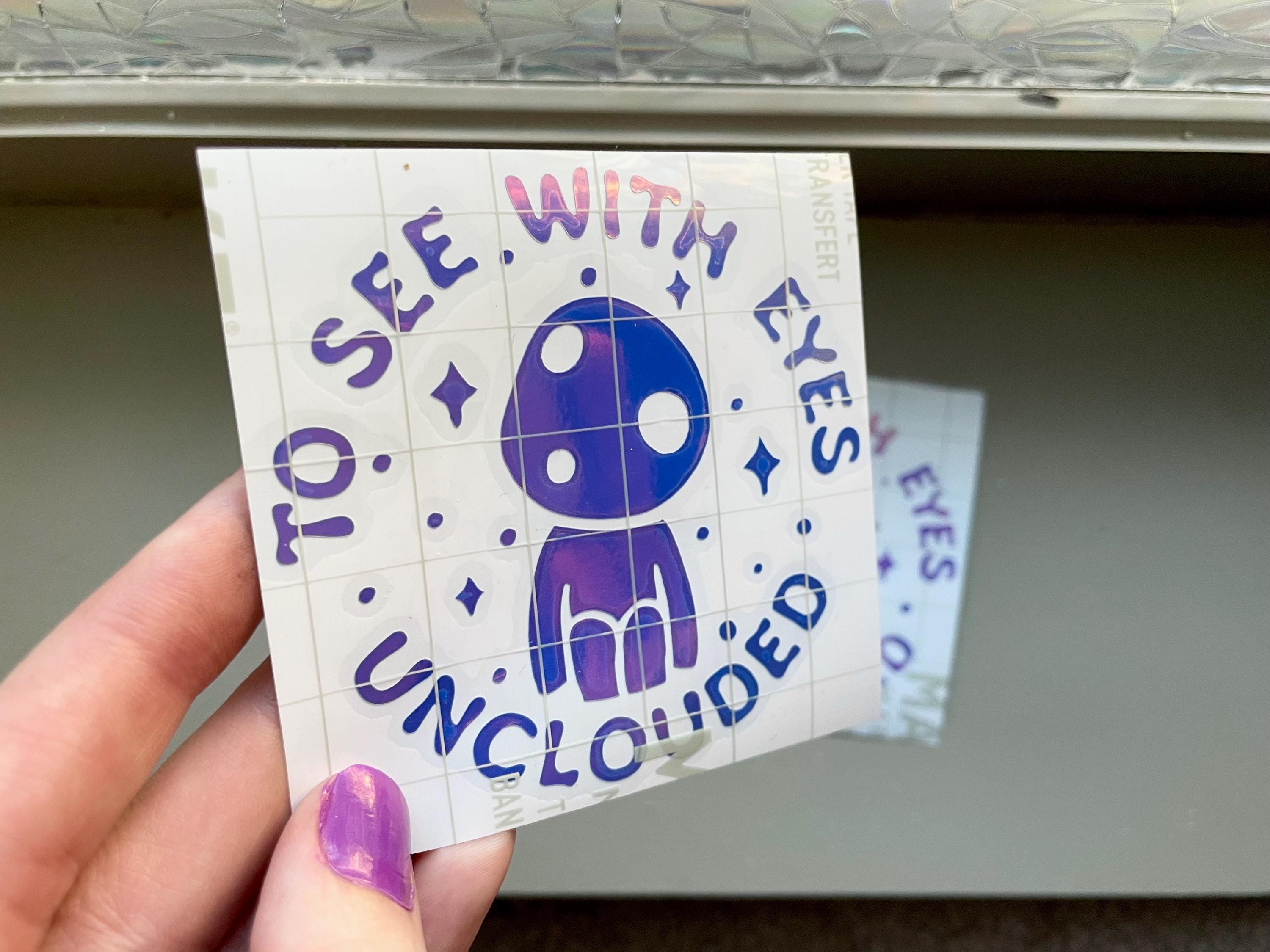 Princess Mononoke Kodama Decal: 'Eyes Unclouded' Laptop Sticker