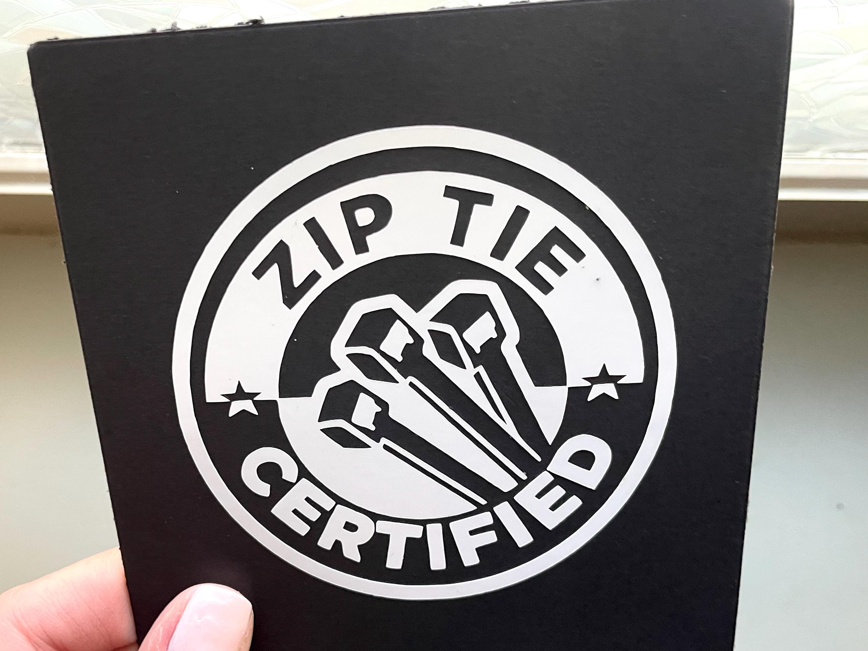 Zip Tie Certified Vinyl Decal: Mechanic Humor Car Sticker Save The Manuals Euro Domestic VW AUDI BMW Ford Mercedes window decals