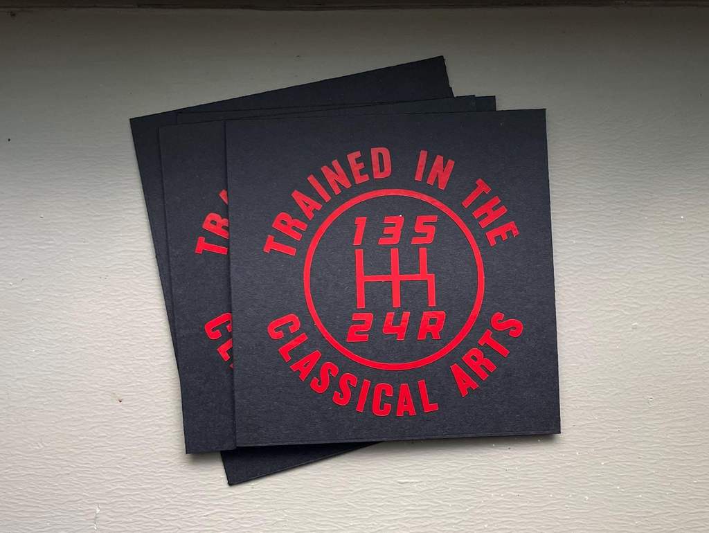 12 Patterns Manual Transmission Vinyl Decal: Mechanic Humor Car Sticker Save The Manuals 5RDR