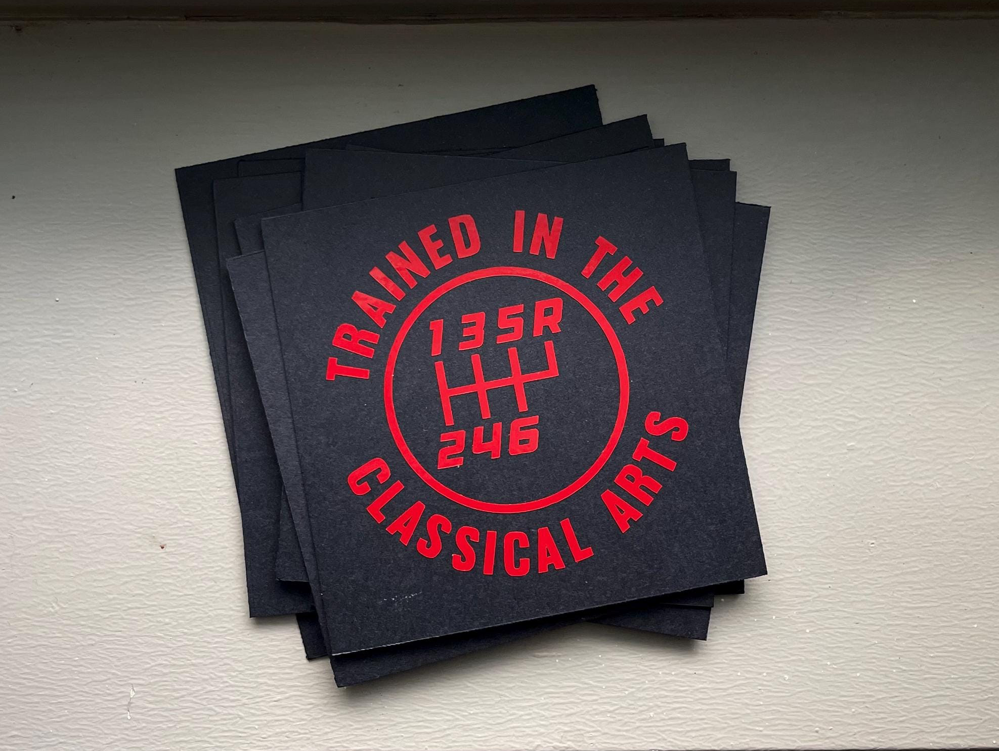 12 Patterns Manual Transmission Vinyl Decal: Mechanic Humor Car Sticker Save The Manuals 6RUR