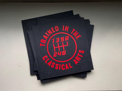 12 Patterns Manual Transmission Vinyl Decal: Mechanic Humor Car Sticker Save The Manuals 6RUR