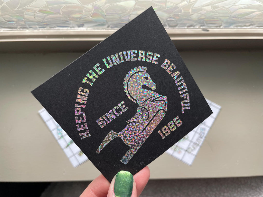 On-X Rainbow Brite Star Stealer Vinyl Sticker - Rainbow Land Decal