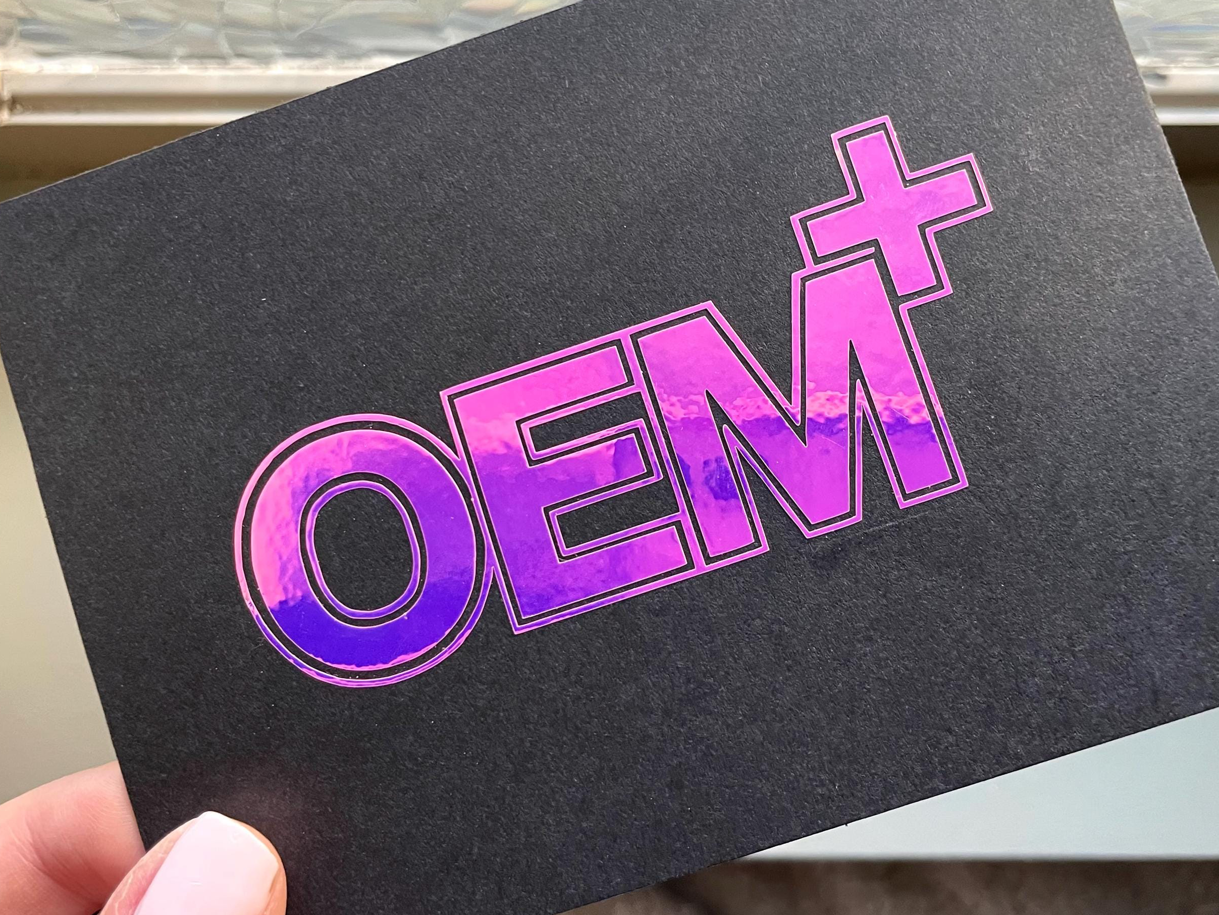 OEM+ vinyl decal sticker -  Mechanic Humor Car Enthusiast Sticker VW Audi BMW Porsche Maserati Mercedes Euro