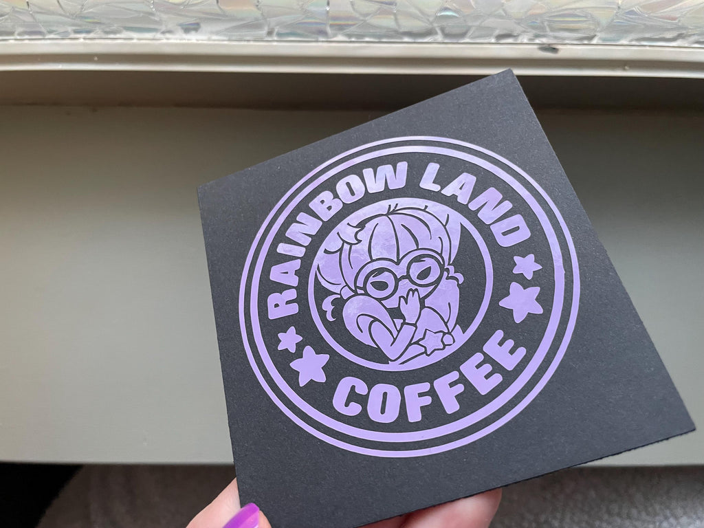 Shy Violet Rainbow Brite Vinyl Decal - Laptop, Car, Water Bottle