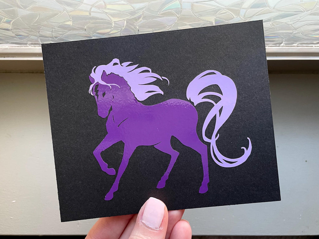 Sky Dancer Rainbow Brite Vinyl Sticker:  Laptop, window, water bottle, stationary, decal