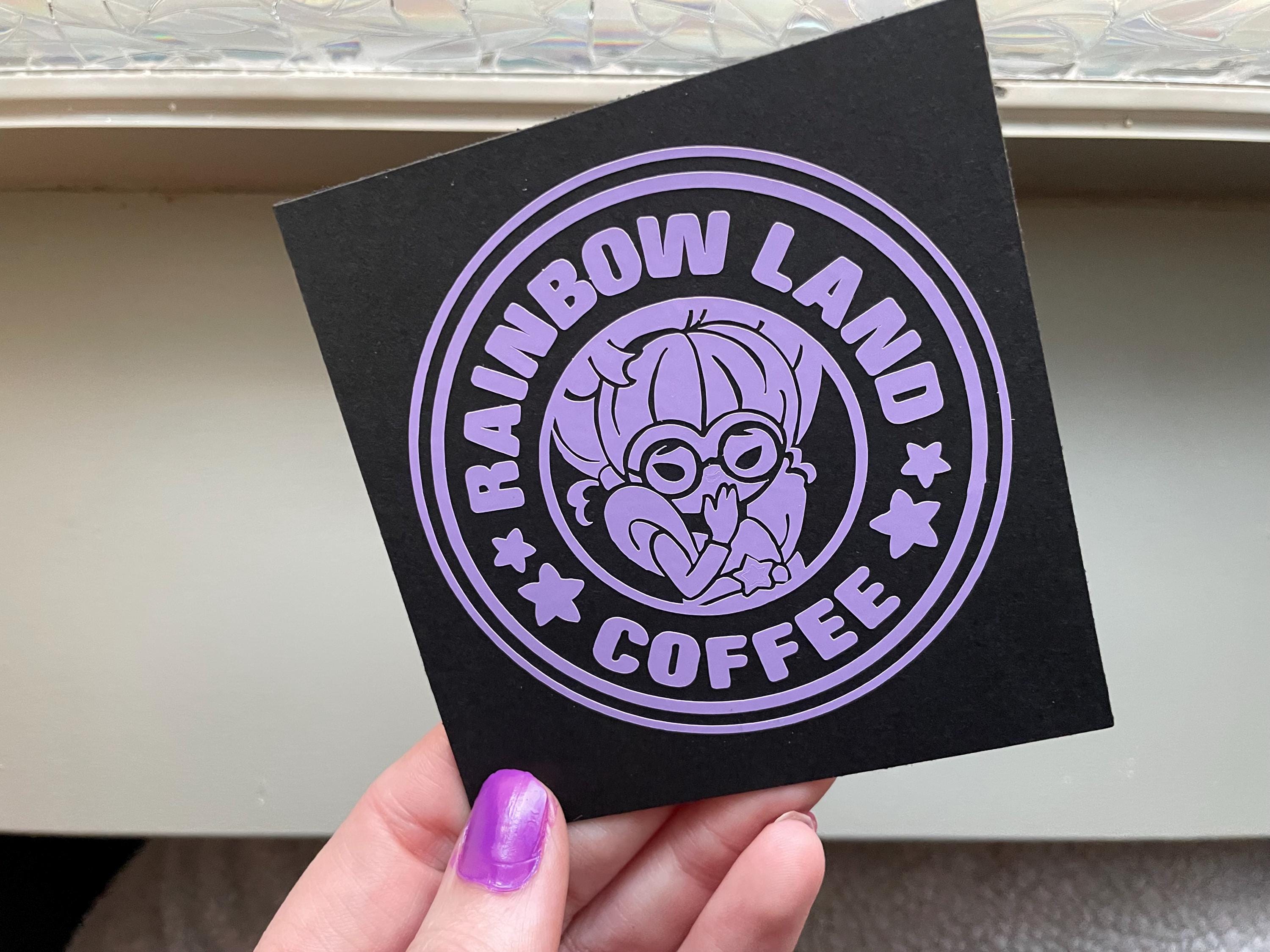 Shy Violet Rainbow Brite Vinyl Decal - Laptop, Car, Water Bottle