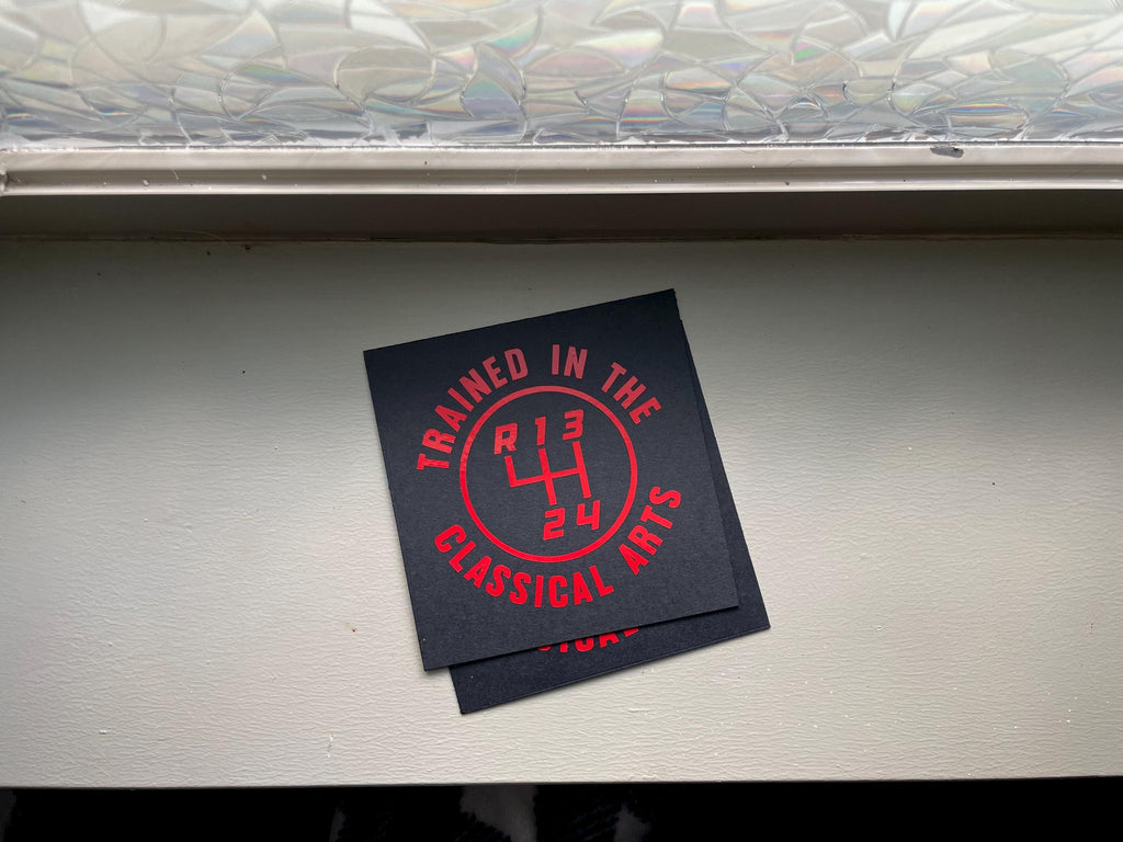 12 Patterns Manual Transmission Vinyl Decal: Mechanic Humor Car Sticker Save The Manuals 4RDL