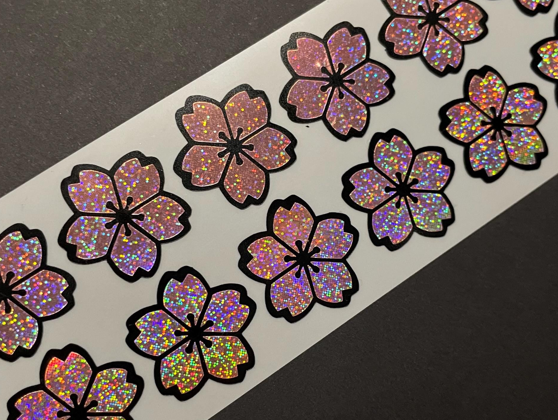 14 Sakura Flower Stickers: Spring Envelope Wedding Graduation Invitation Seals Scrapbooking Day planners